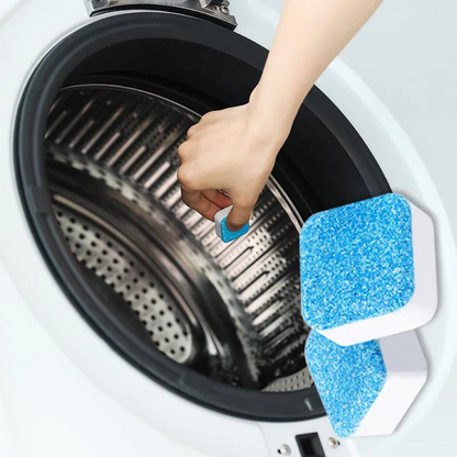 Tabletas para mantenimiento y limpieza profunda de lavadoras - Pack de 12